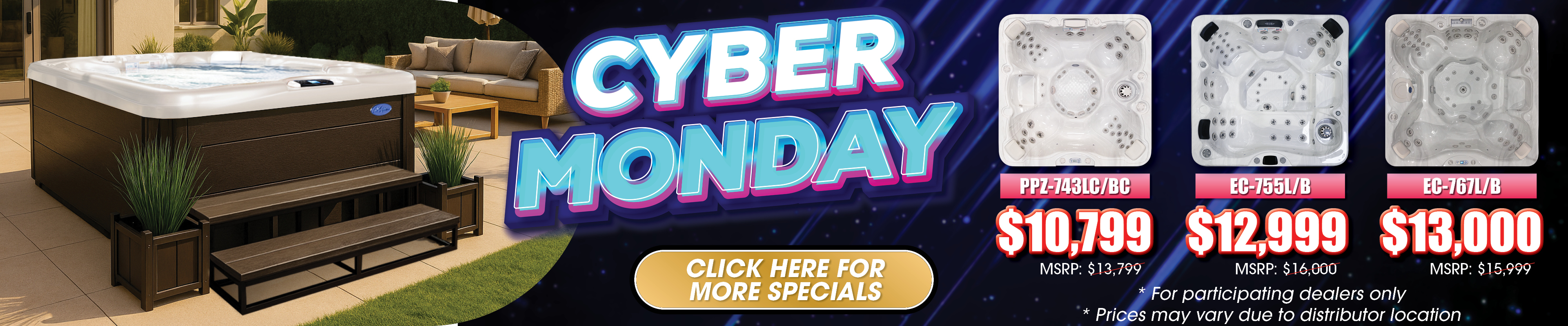 Calspas hot tub being used in a family setting - Orem