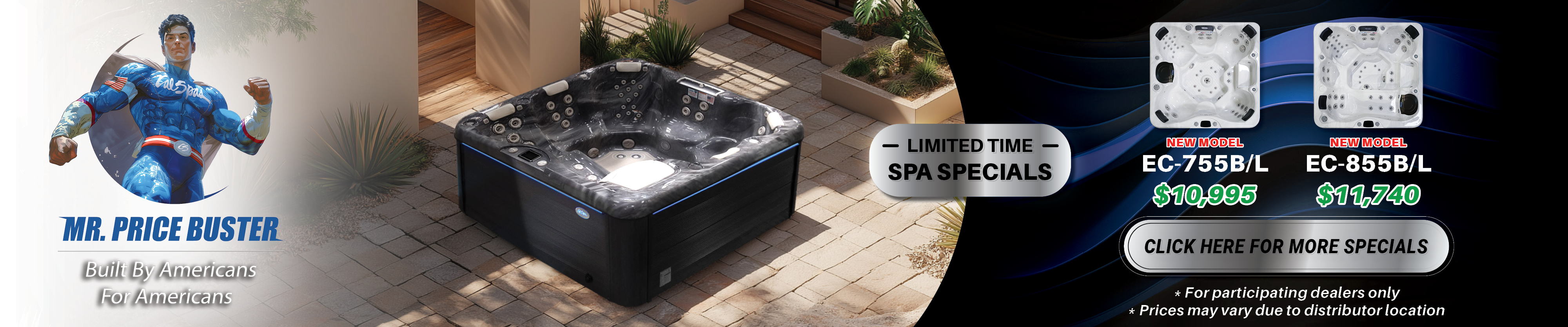 Calspas hot tub being used in a family setting - Orem